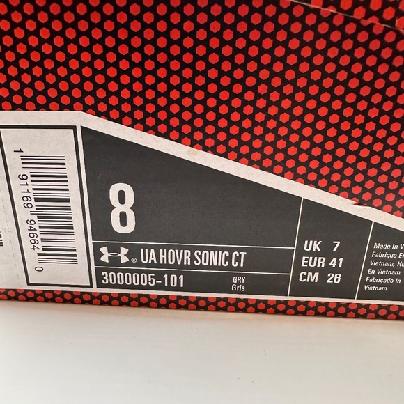 Under Armour UA HOVR Sonic CT - Men's Running Shoes Size 8 US - Original Box - Picture 7 of 9